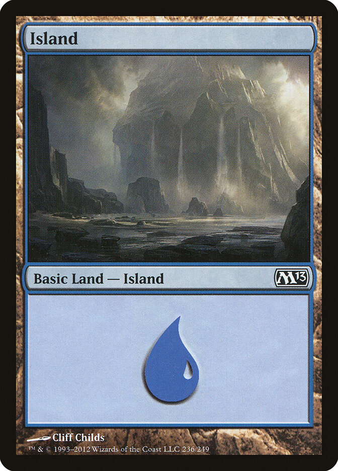 Island card front