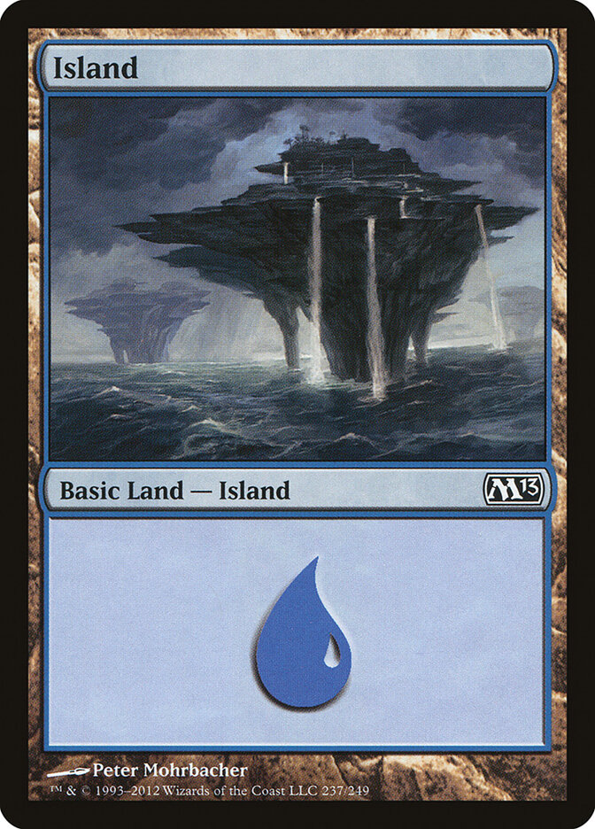 Island card front