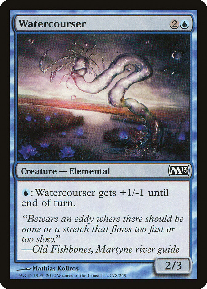 Watercourser card front