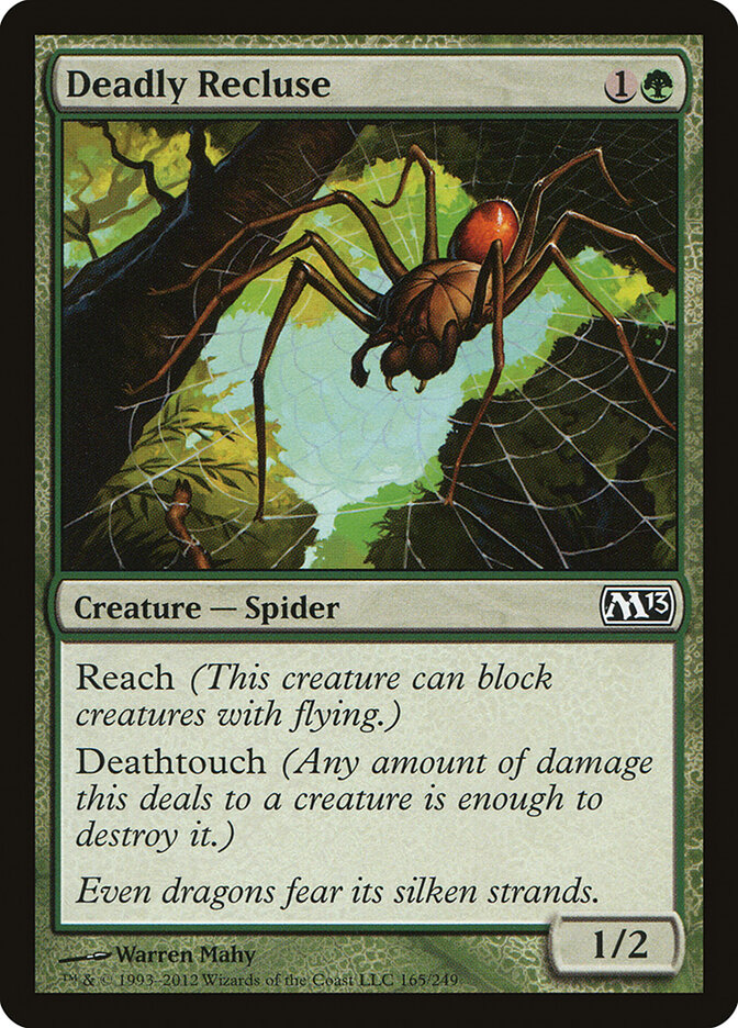 Deadly Recluse card front