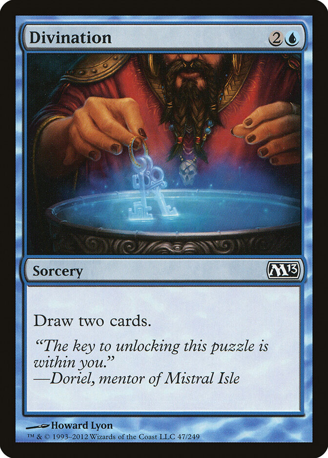 Divination card front