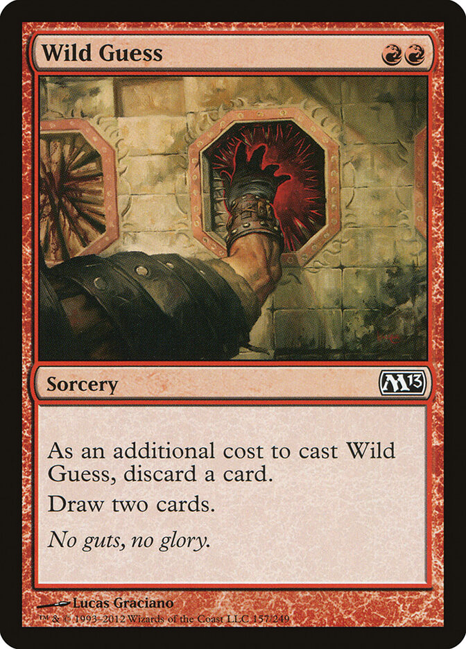 Wild Guess card front