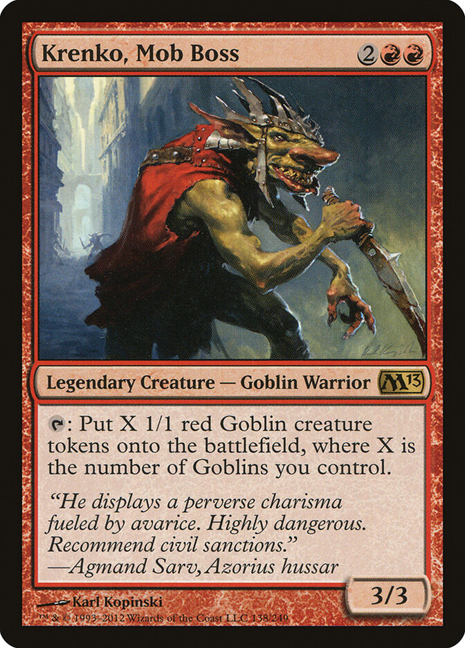 Krenko, Mob Boss card front