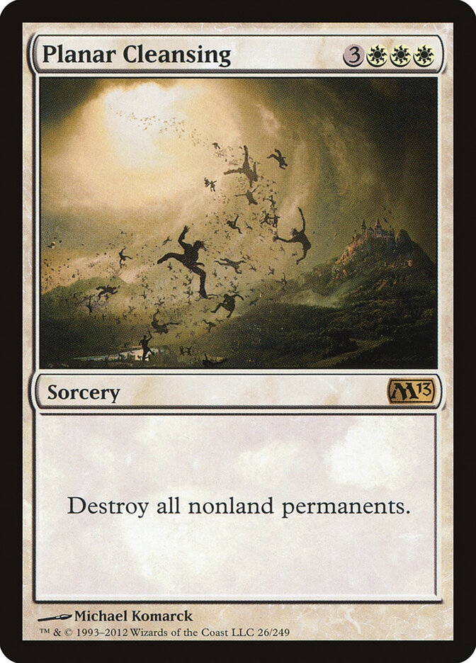 Planar Cleansing card front