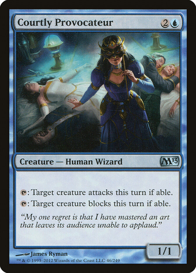 Courtly Provocateur card front