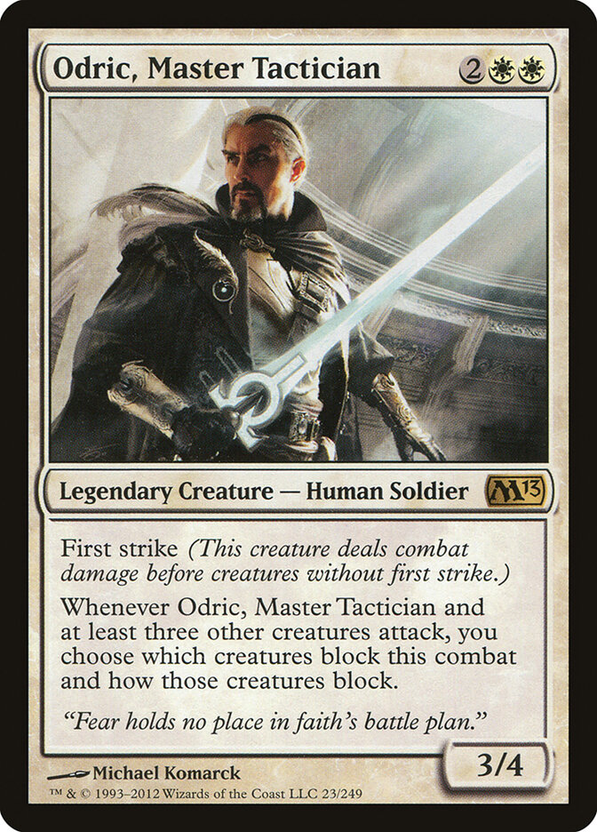 Odric, Master Tactician card front