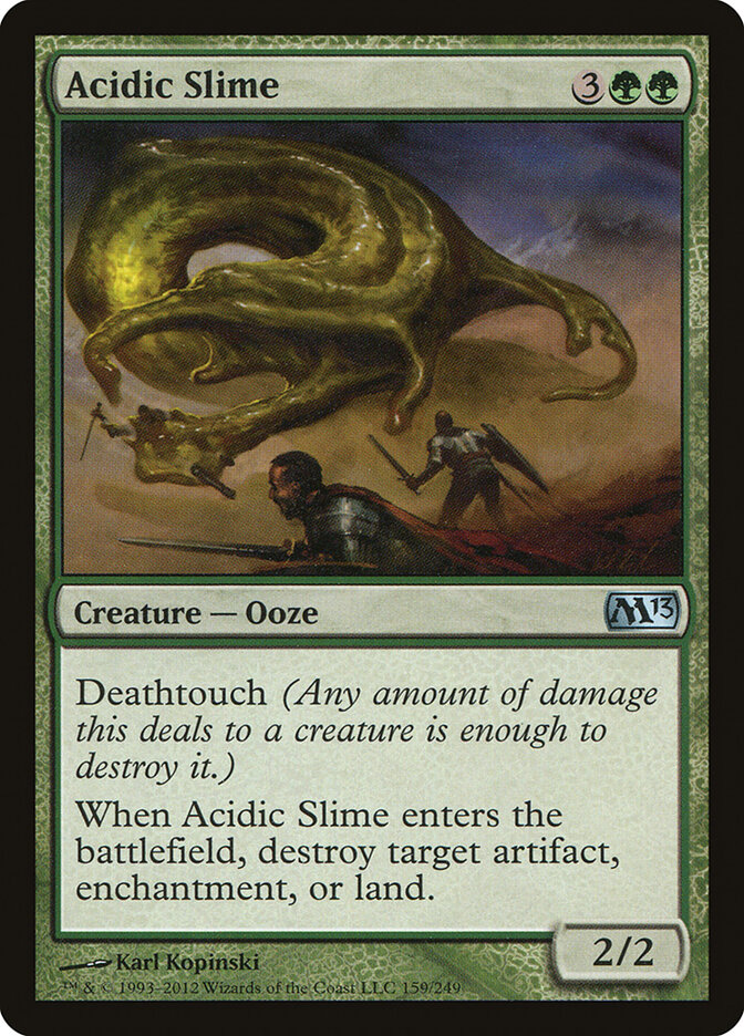 Acidic Slime card front