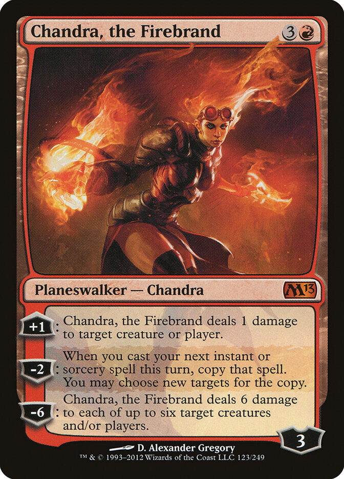 Chandra, the Firebrand card front