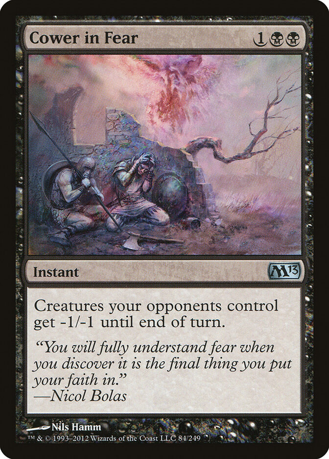 Cower in Fear card front