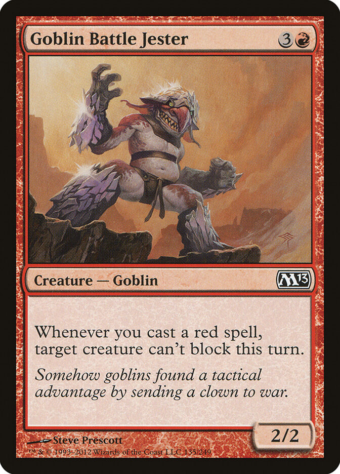 Goblin Battle Jester card front