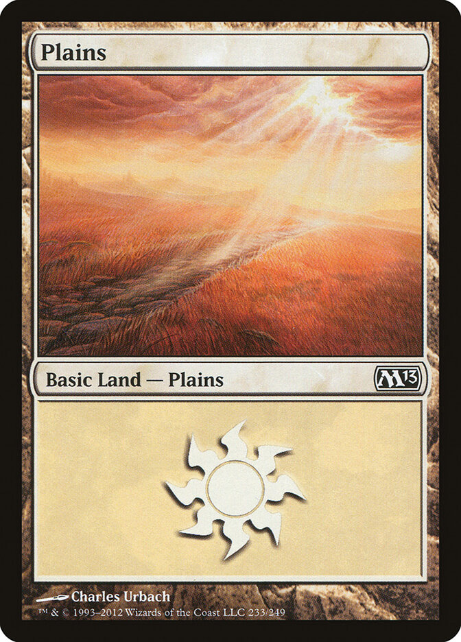 Plains card front