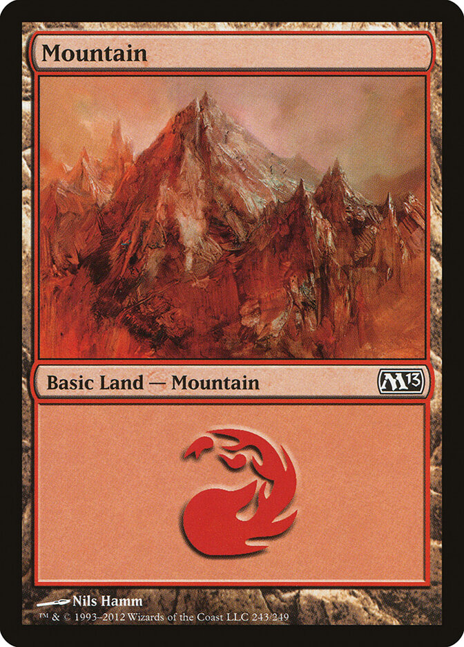 Mountain card front