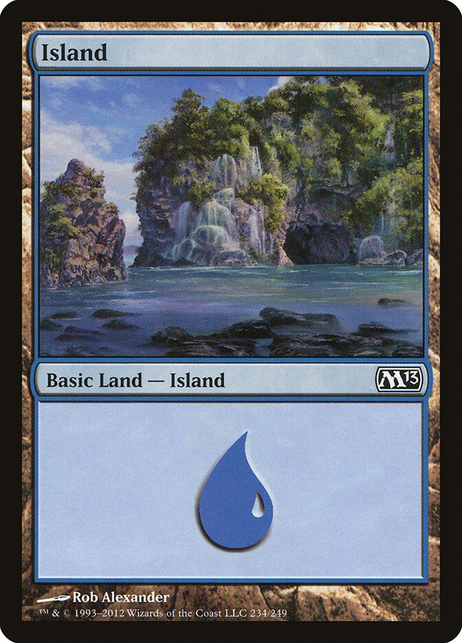 Island card front