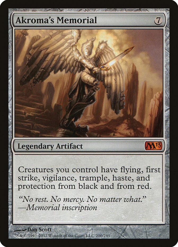 Akroma's Memorial card front