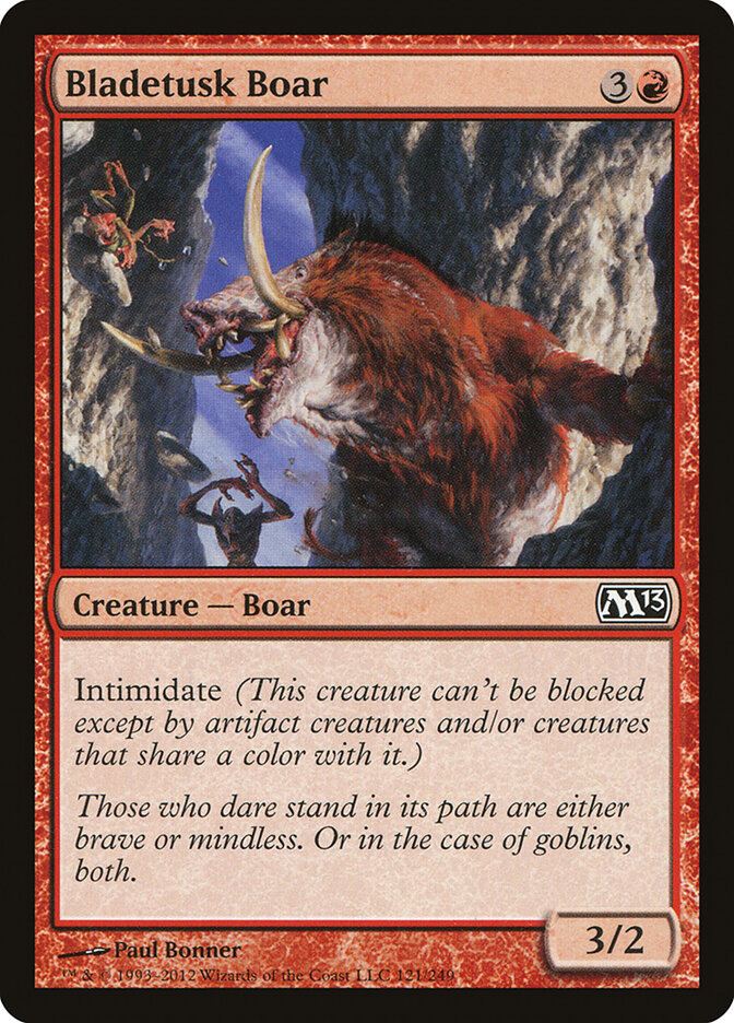 Bladetusk Boar card front