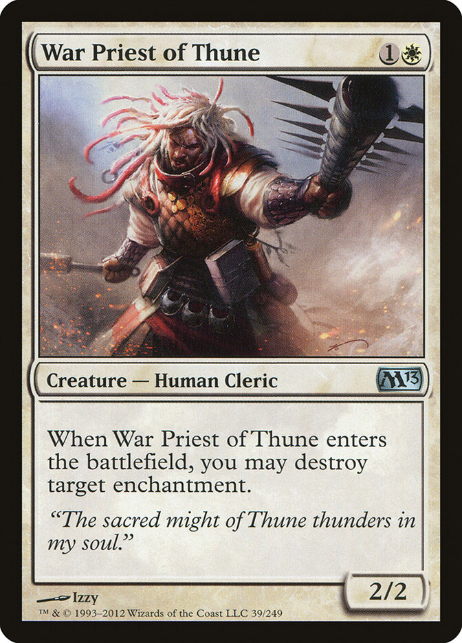 War Priest of Thune card front