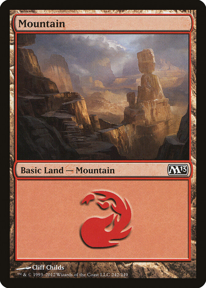 Mountain card front