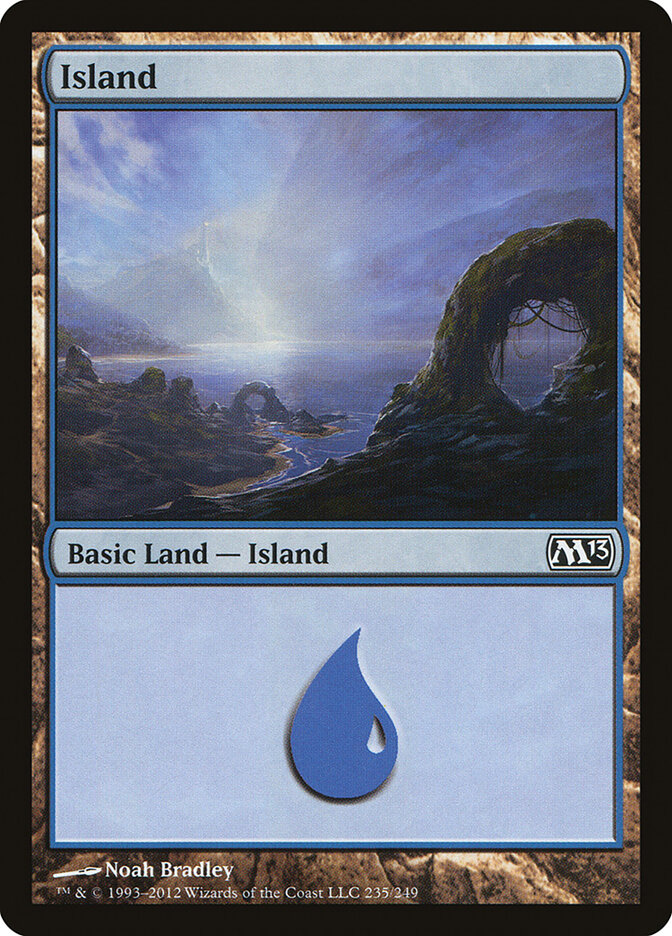 Island card front