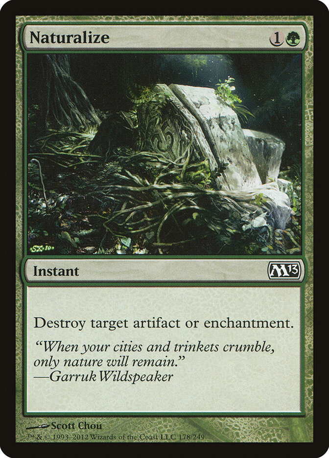Naturalize card front