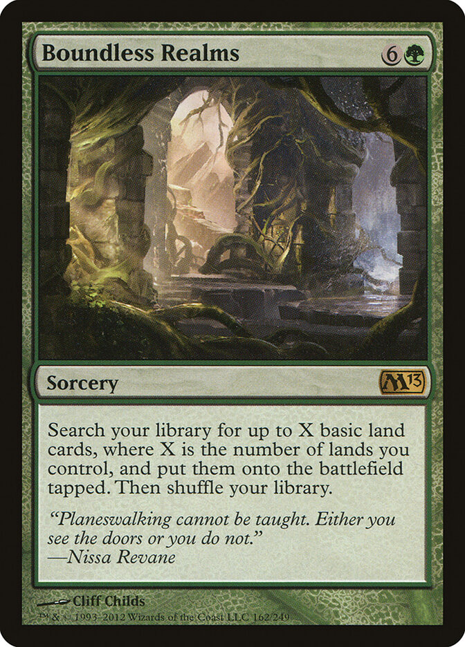 Boundless Realms card front