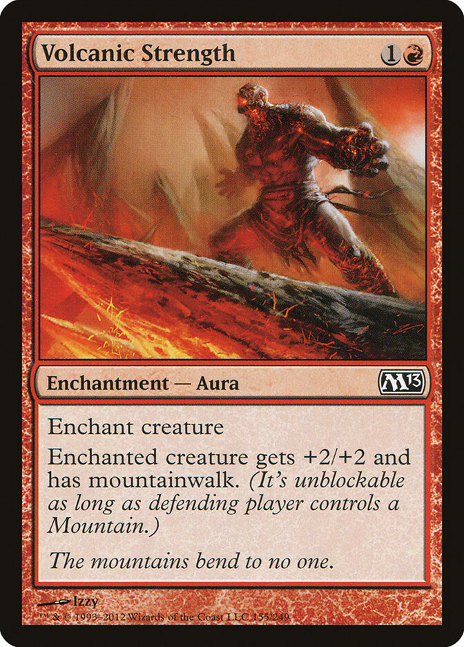 Volcanic Strength card front