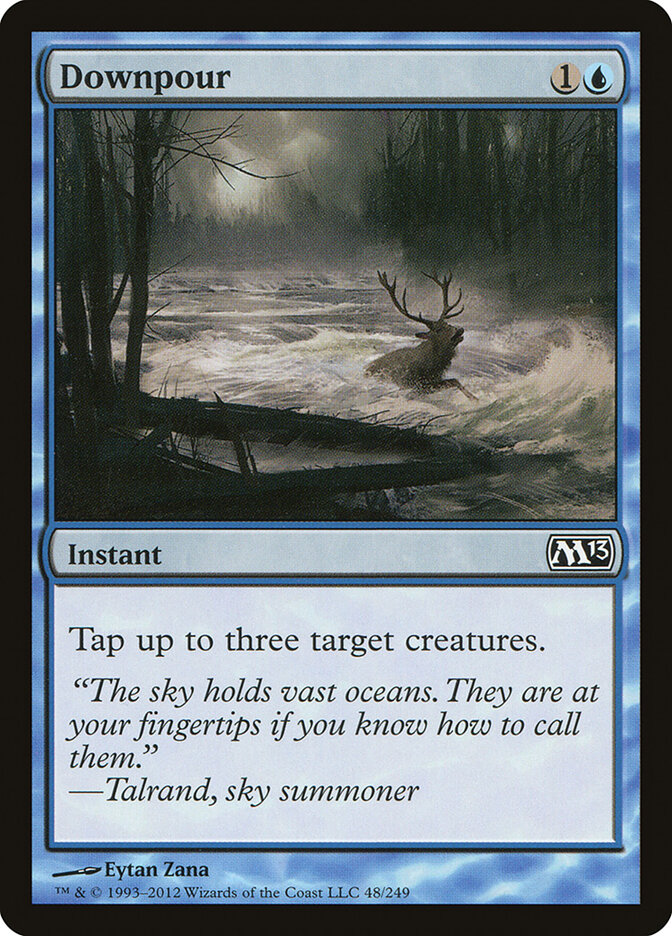 Downpour card front