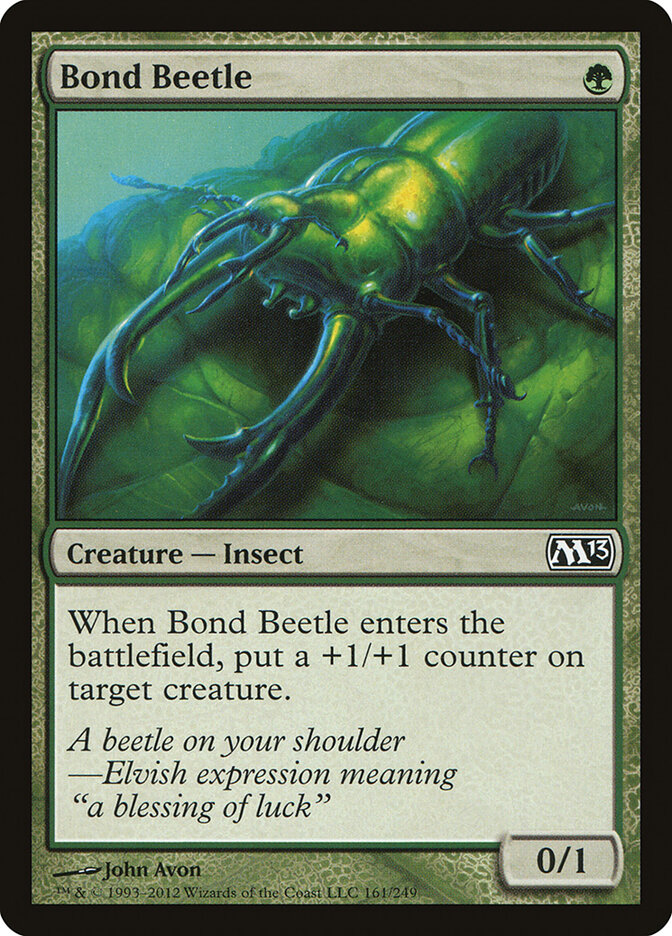 Bond Beetle card front