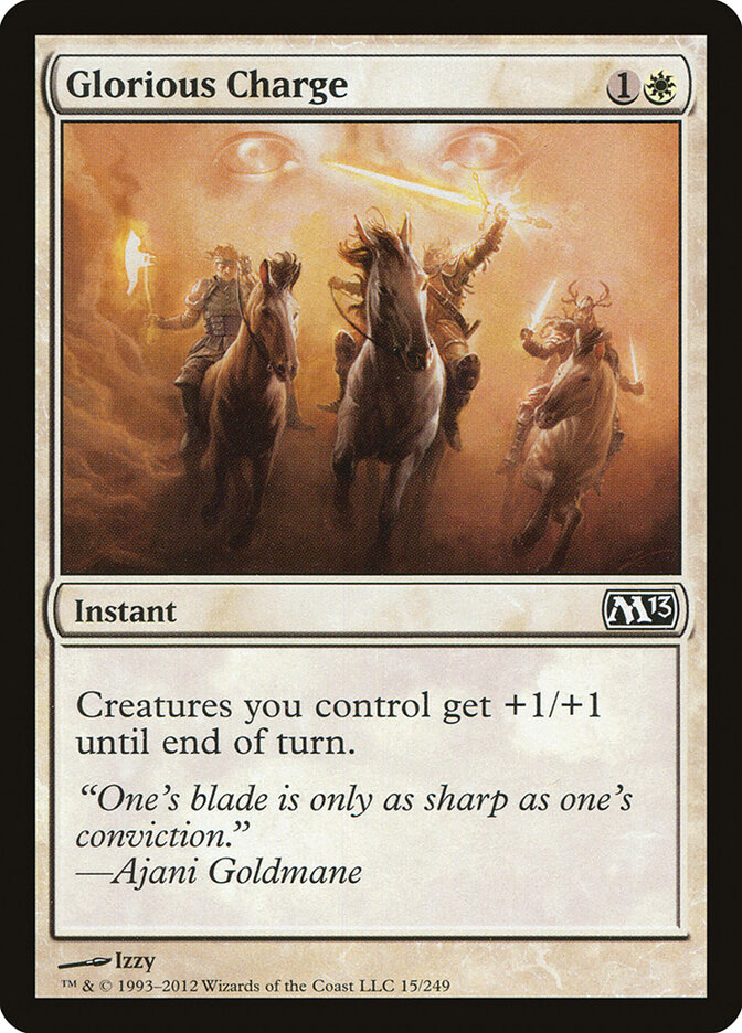 Glorious Charge card front