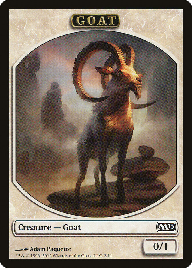 Goat card front