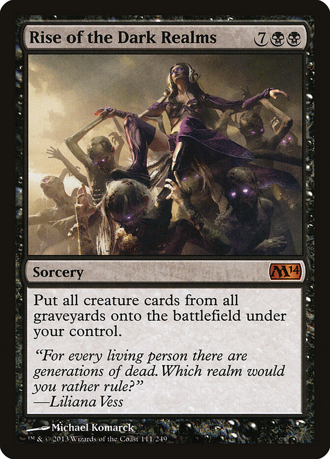 Rise of the Dark Realms card front