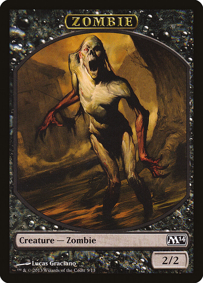 Zombie card front