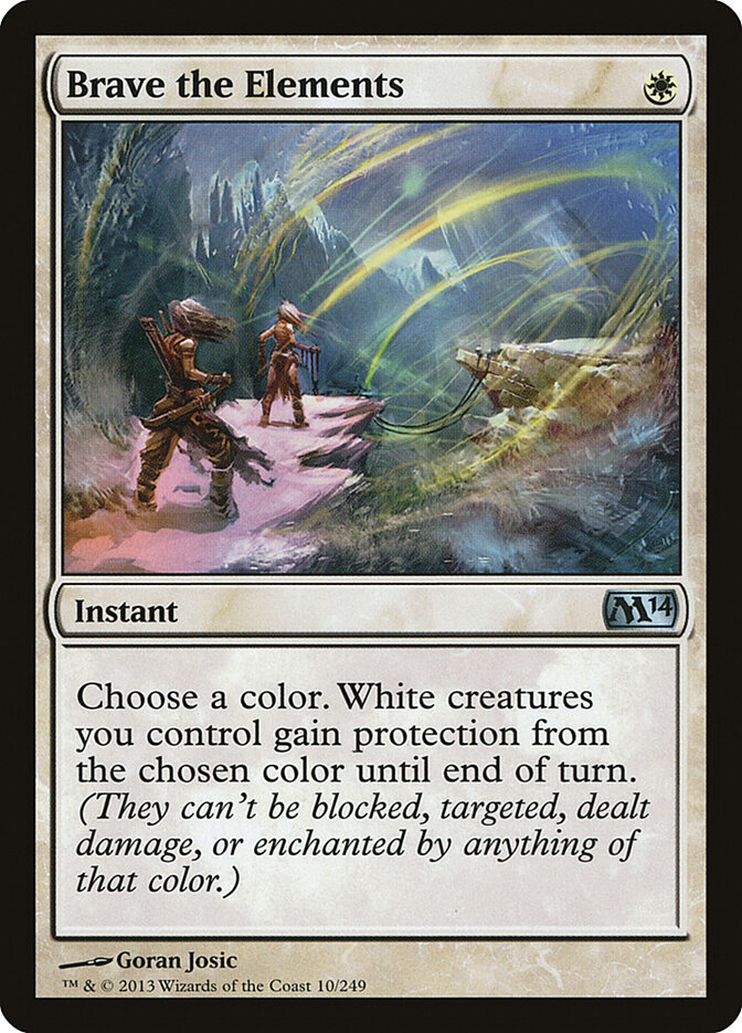 Brave the Elements card front