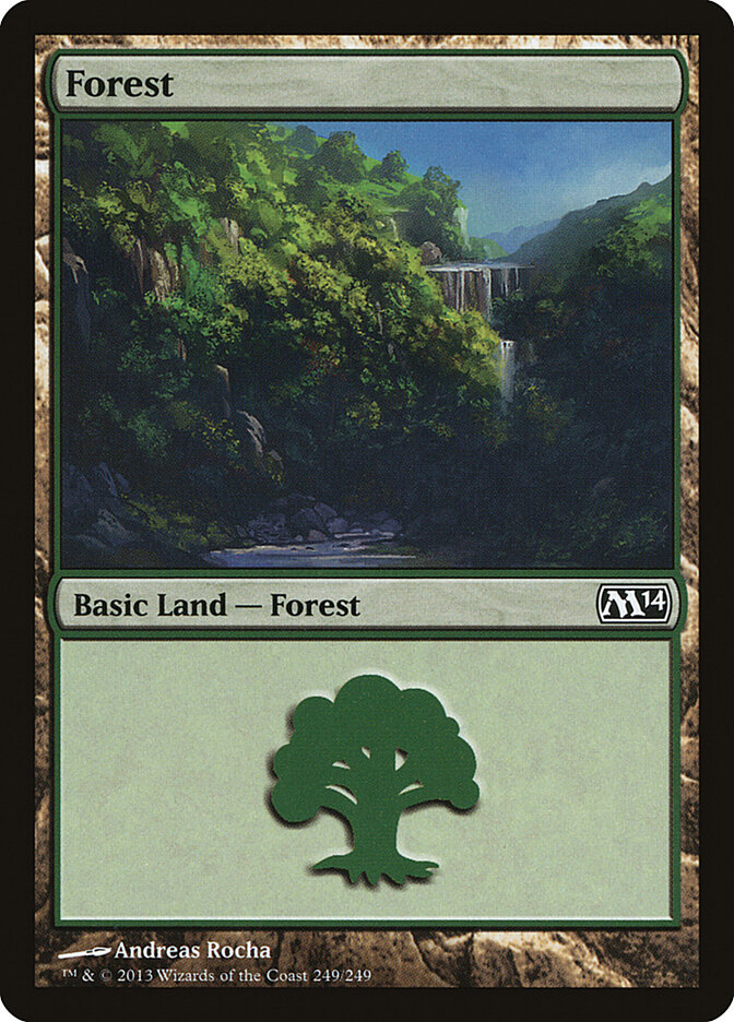 Forest card front