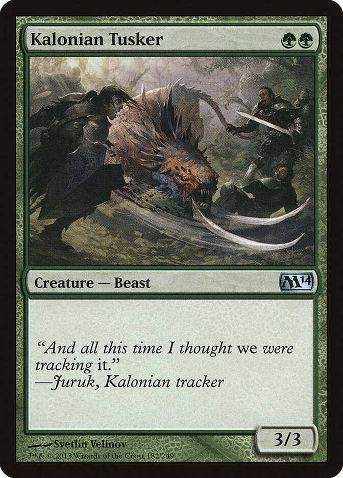 Kalonian Tusker card front