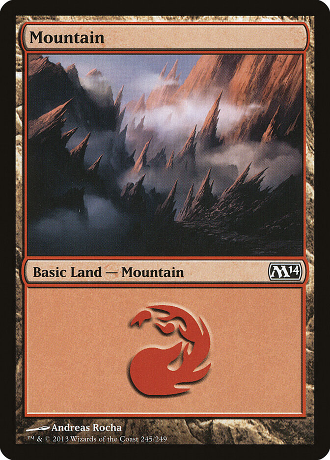 Mountain card front