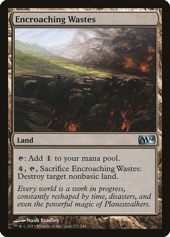 Encroaching Wastes card front