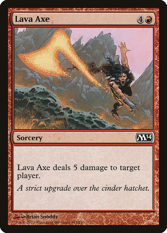 Lava Axe card front