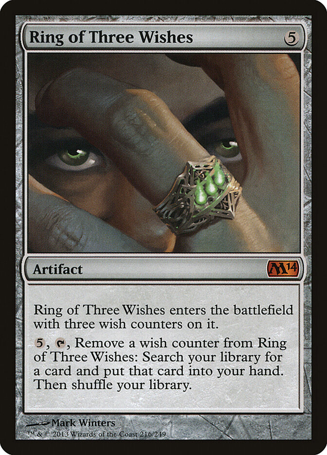Ring of Three Wishes card front