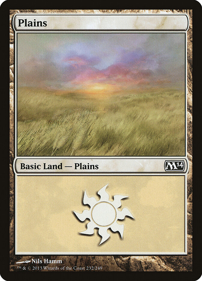 Plains card front