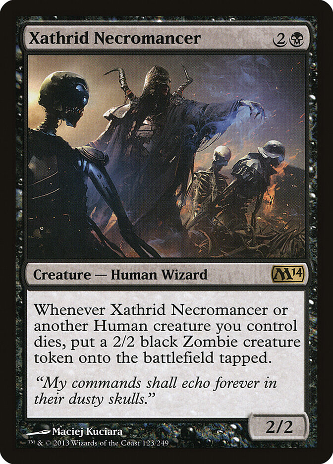 Xathrid Necromancer card front