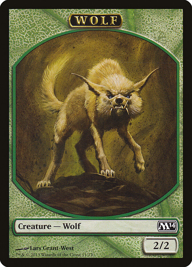 Wolf card front