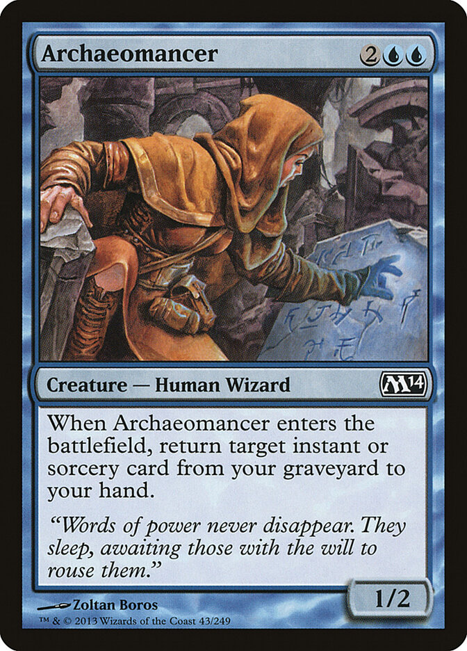 Archaeomancer card front