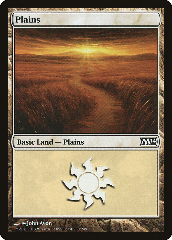 Plains card front