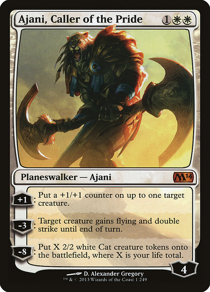 Ajani, Caller of the Pride card front