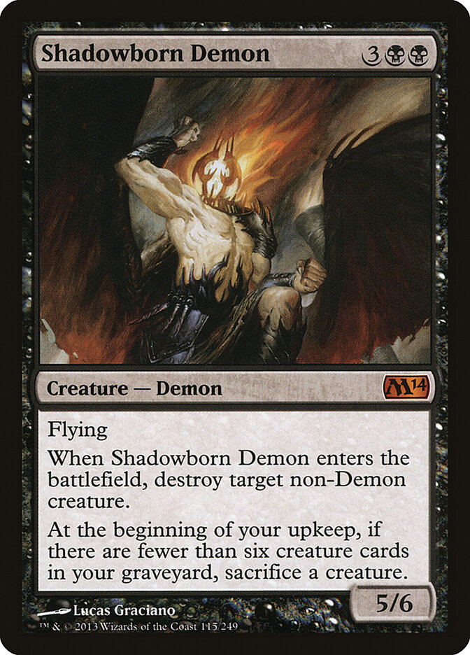 Shadowborn Demon card front