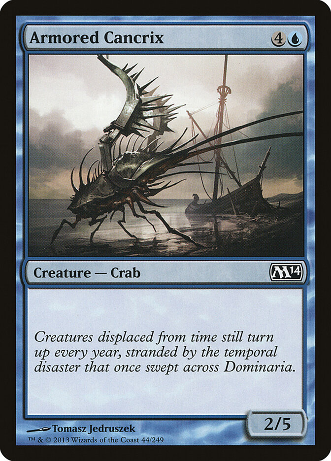 Armored Cancrix card front