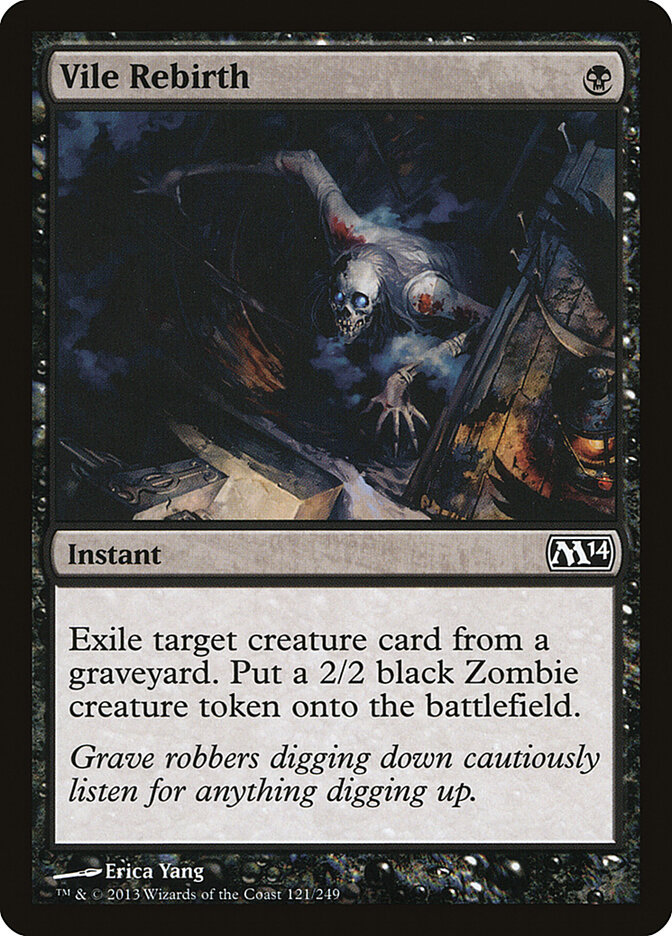 Vile Rebirth card front