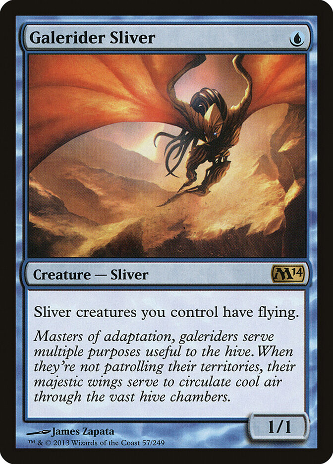 Galerider Sliver card front