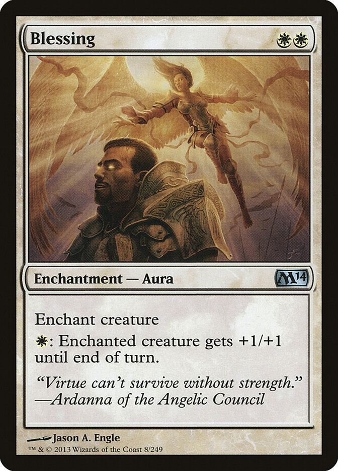 Blessing card front