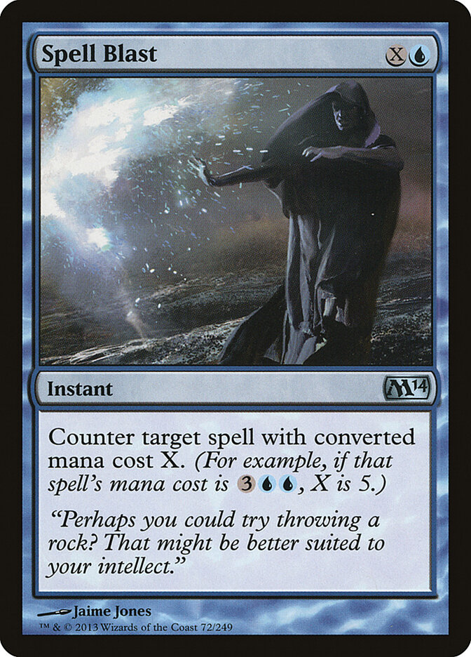 Spell Blast card front